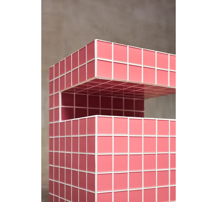 Кавовий столик Cube Shelf 50/40 см. Tile 5 см2